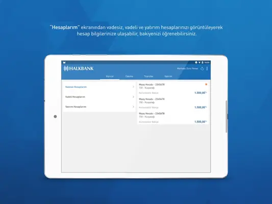 Halkbank android App screenshot 1